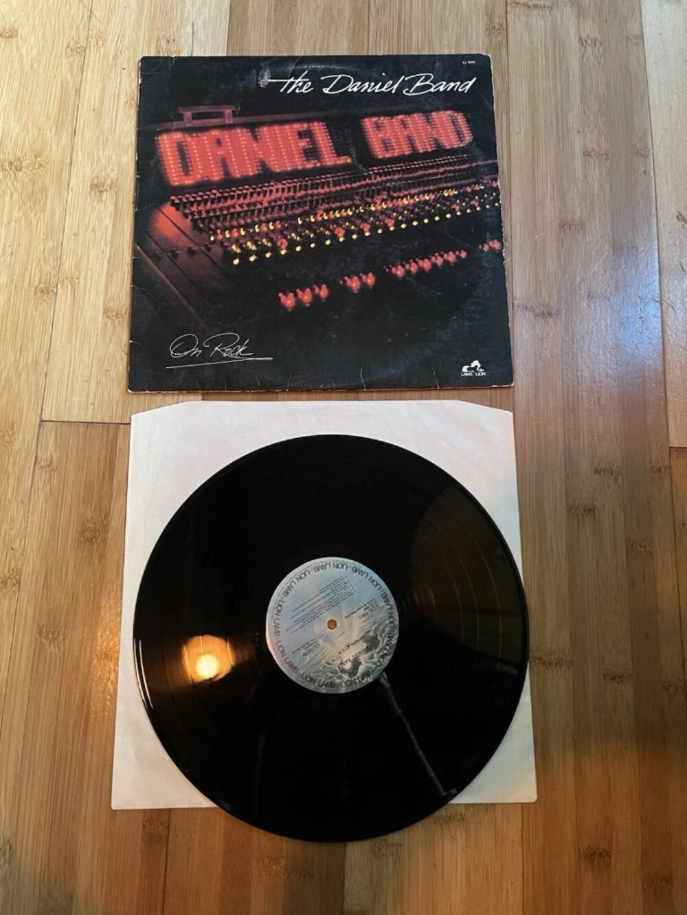 On Rock by The Daniel Band Vinyl Record 1982 Lamb & Lion Records Christian Rock